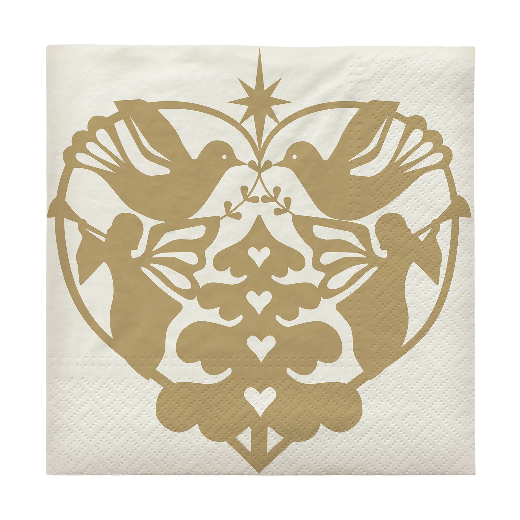 Nostalgia pappersservett 33x33 cm 20-pack, Off White Broste Copenhagen