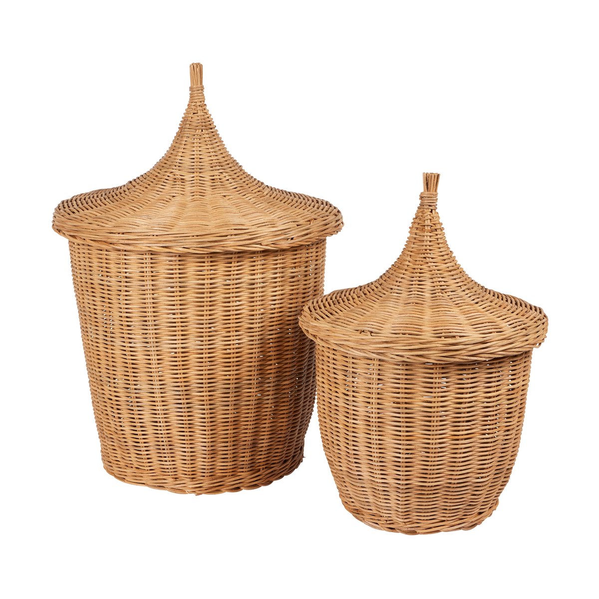 Broste Copenhagen Pallas korg 2 delar Natural-brown