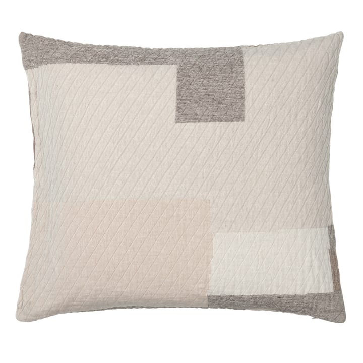 Patch kuddfodral 60x60 cm, Beige-brun Broste Copenhagen