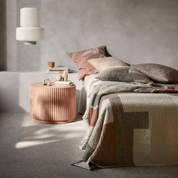 Patch kuddfodral 60x60 cm, Beige-brun Broste Copenhagen