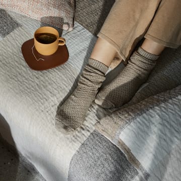 Patch kuddfodral 60x60 cm - Beige-brun - Broste Copenhagen