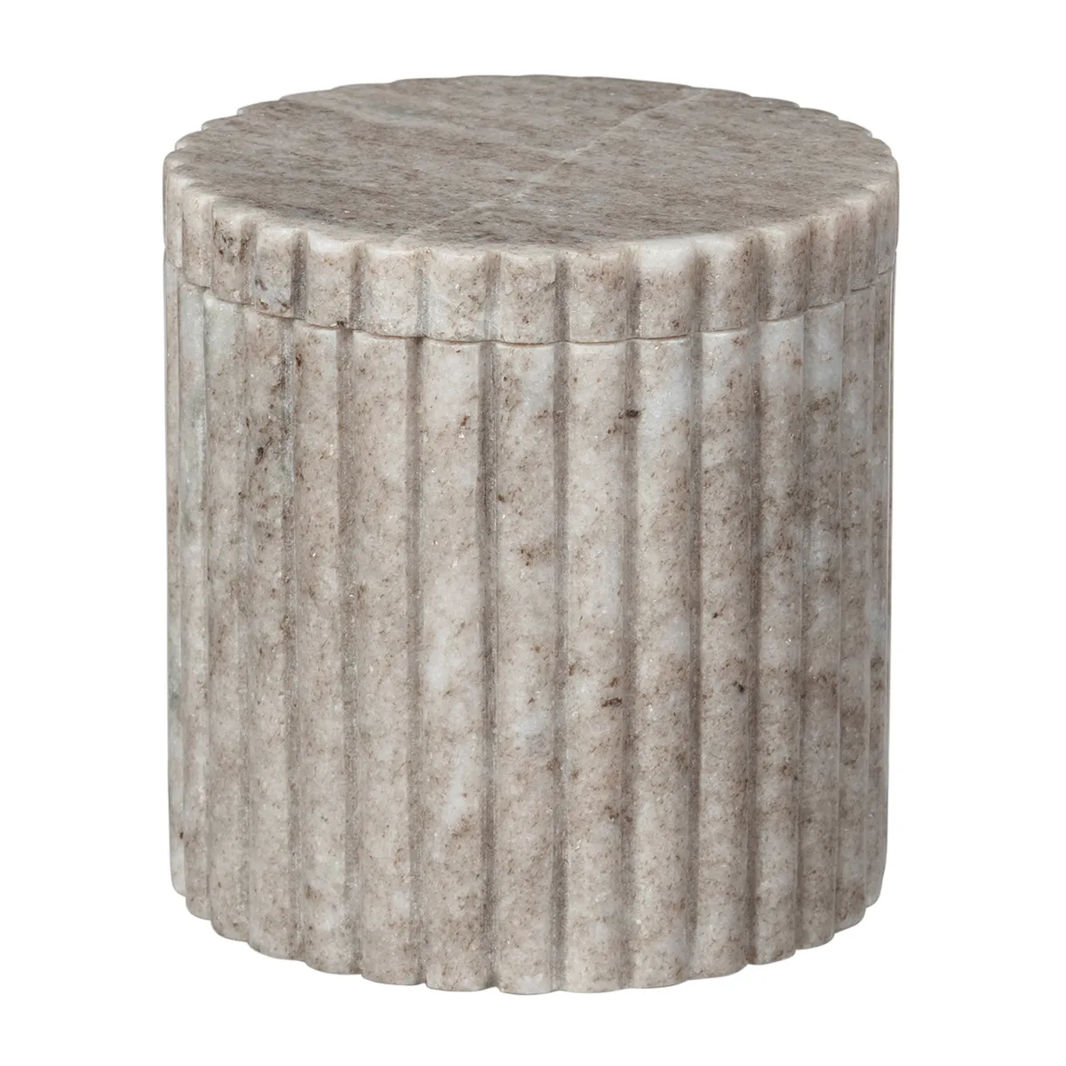 Broste Copenhagen Platon förvaringsburk med lock Ø10 cm Light brown