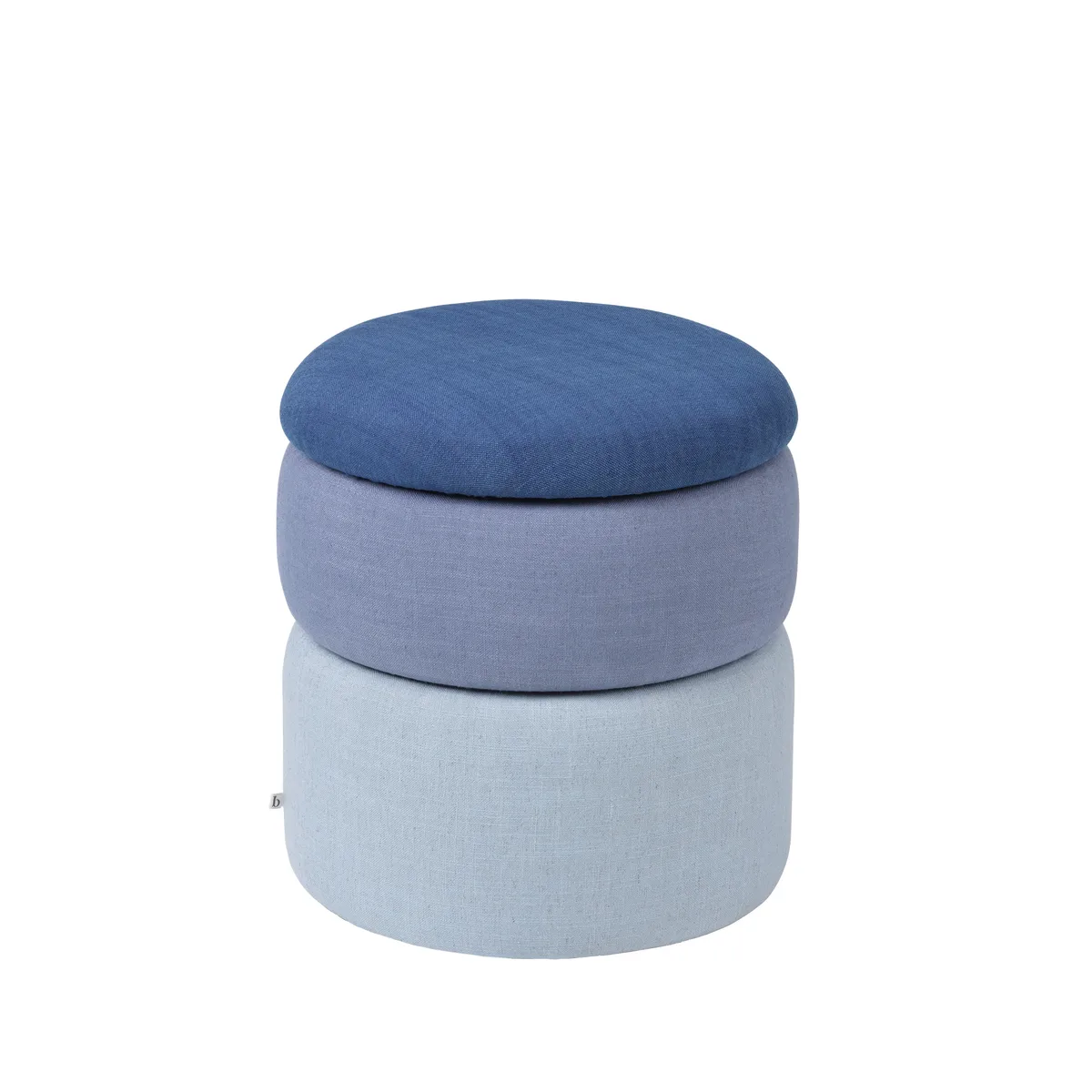 Broste Copenhagen Pond puff 42 cm Blue shades