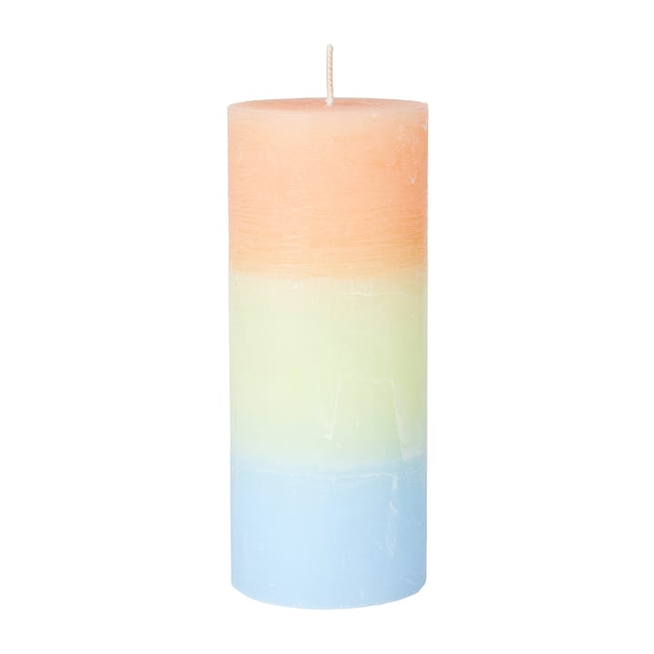 Rainbow blockljus 17 cm - Cloudy melon - Broste Copenhagen