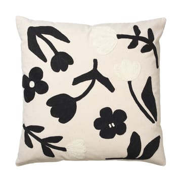 Rosita kuddfodral 50x50 cm - Black-natural - Broste Copenhagen