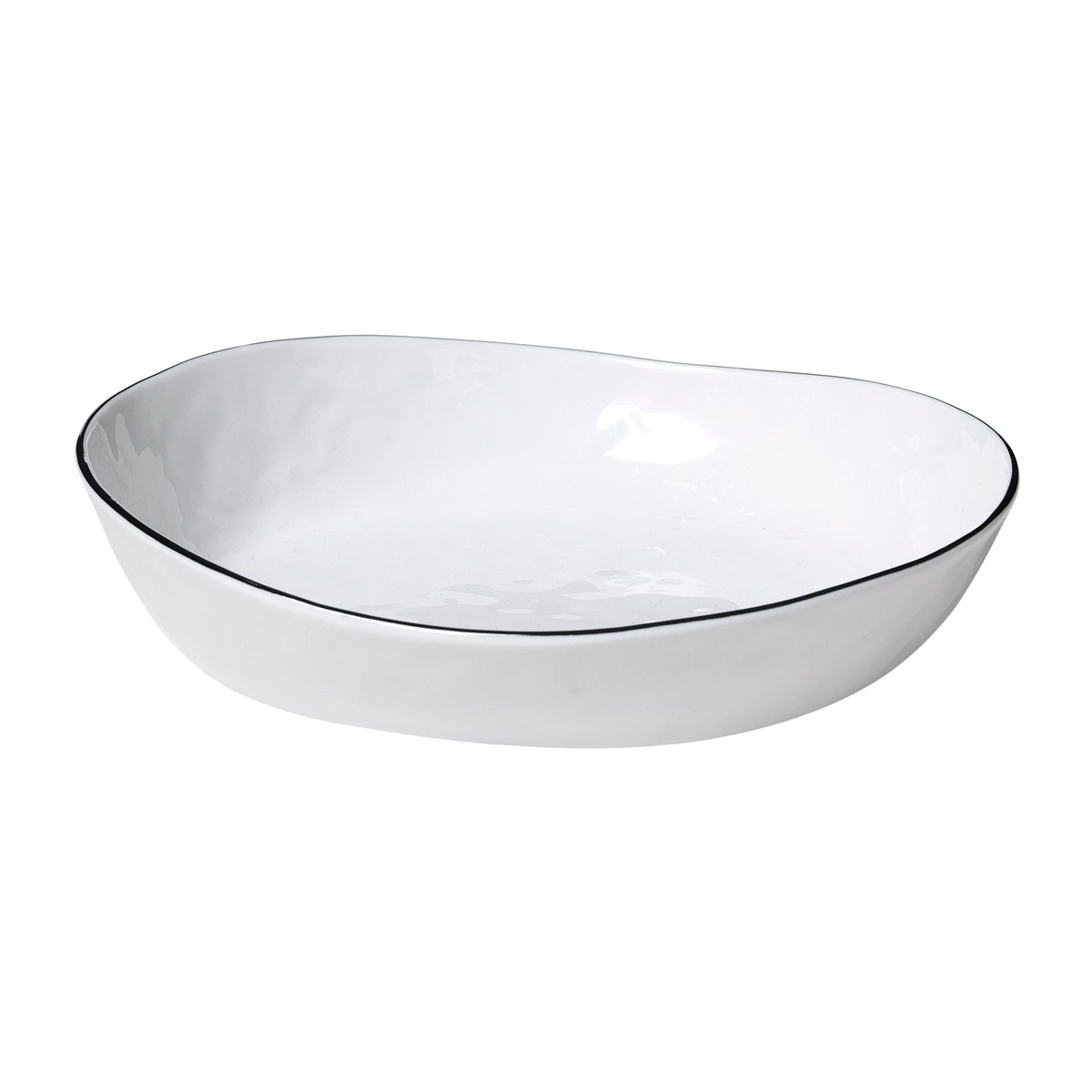 Broste Copenhagen Salt serveringsskål 20 cm | Skandinavisk Design | Serveringsskålar | Vit