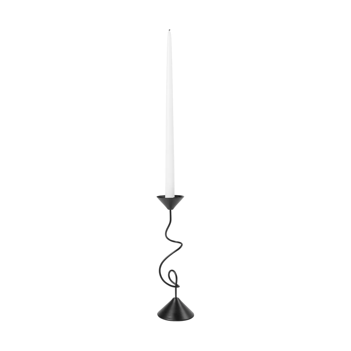 Broste Copenhagen Selma ljusstake 26,5 cm Black