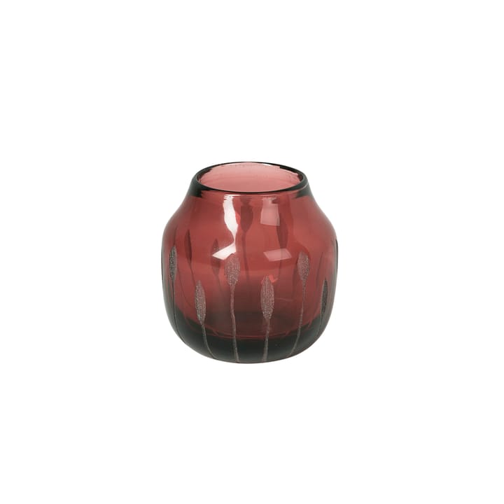 Shape vas 11 cm - Plum wine (röd) - Broste Copenhagen