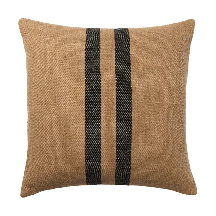 Sigrun kuddfodral - Brown kelp-black, 50x50 cm - Broste Copenhagen