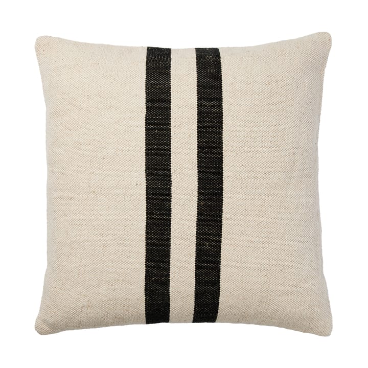 Sigrun kuddfodral - Light beige-black, 50x50 cm - Broste Copenhagen