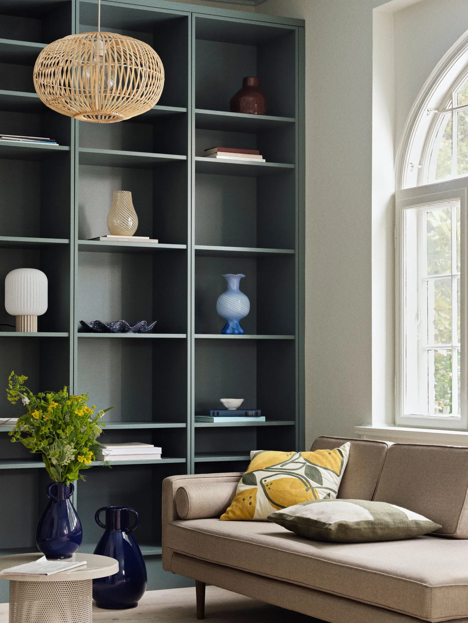 Simi vas 44,6 cm, Deep cobolt blue Broste Copenhagen