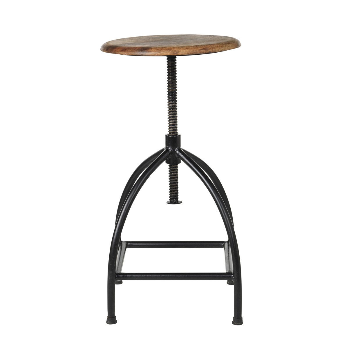 Broste Copenhagen Sire pall natur-svart | Skandinavisk Design | Pallar | Brun