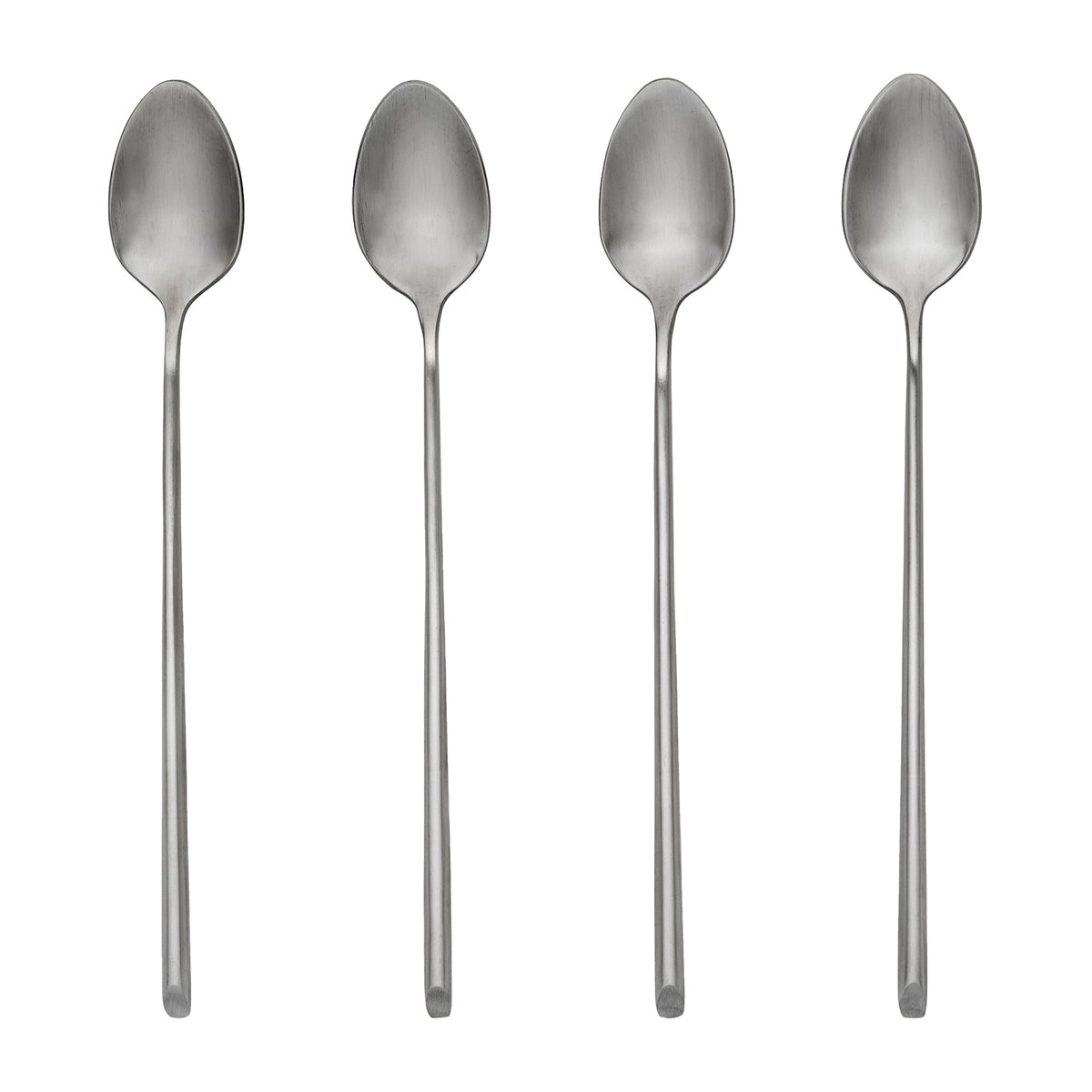 Broste Copenhagen Sletten sked lång 4-pack Full satin forged