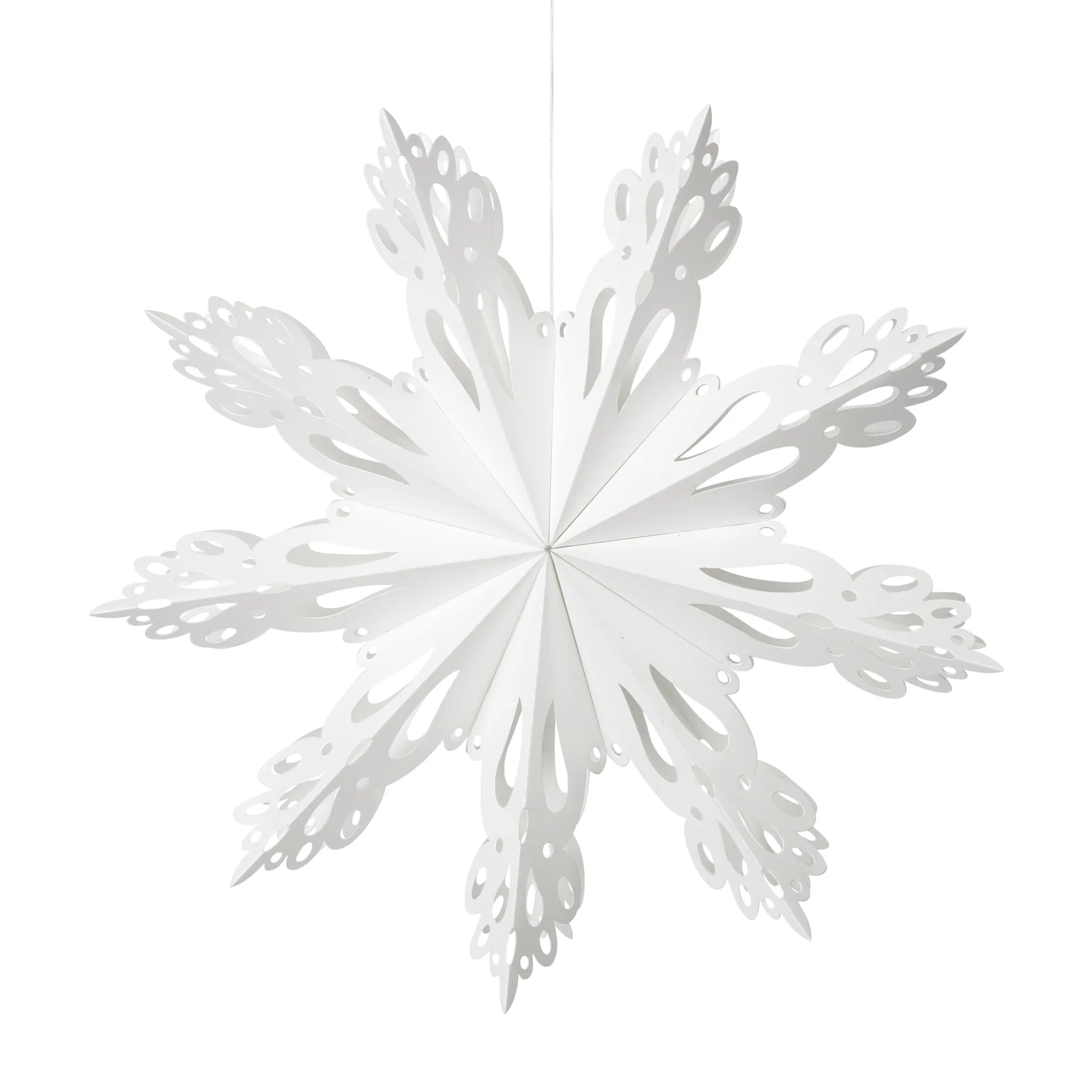Snowflake juldekoration White, Ø30 cm Broste Copenhagen
