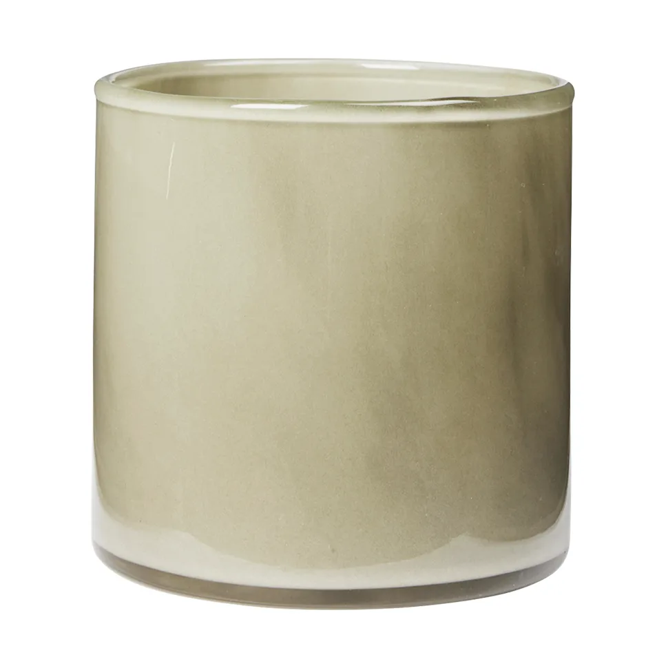 Solai hurricane ljuslykta, Light Green, Ø10 cm Broste Copenhagen