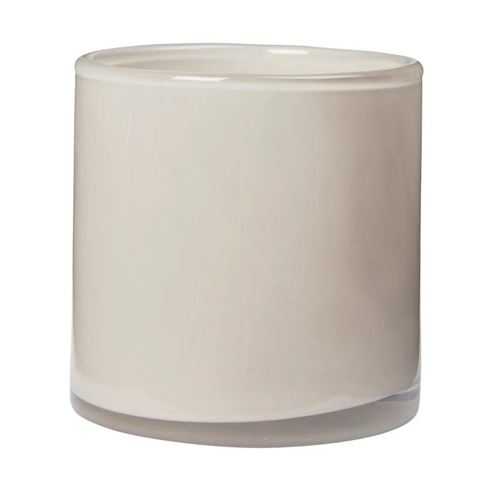 Solai hurricane ljuslykta, Taupe Warm Grey, Ø10 cm Broste Copenhagen