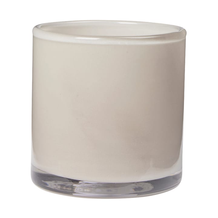Solai hurricane ljuslykta - Taupe Warm Grey, Ø8 cm - Broste Copenhagen