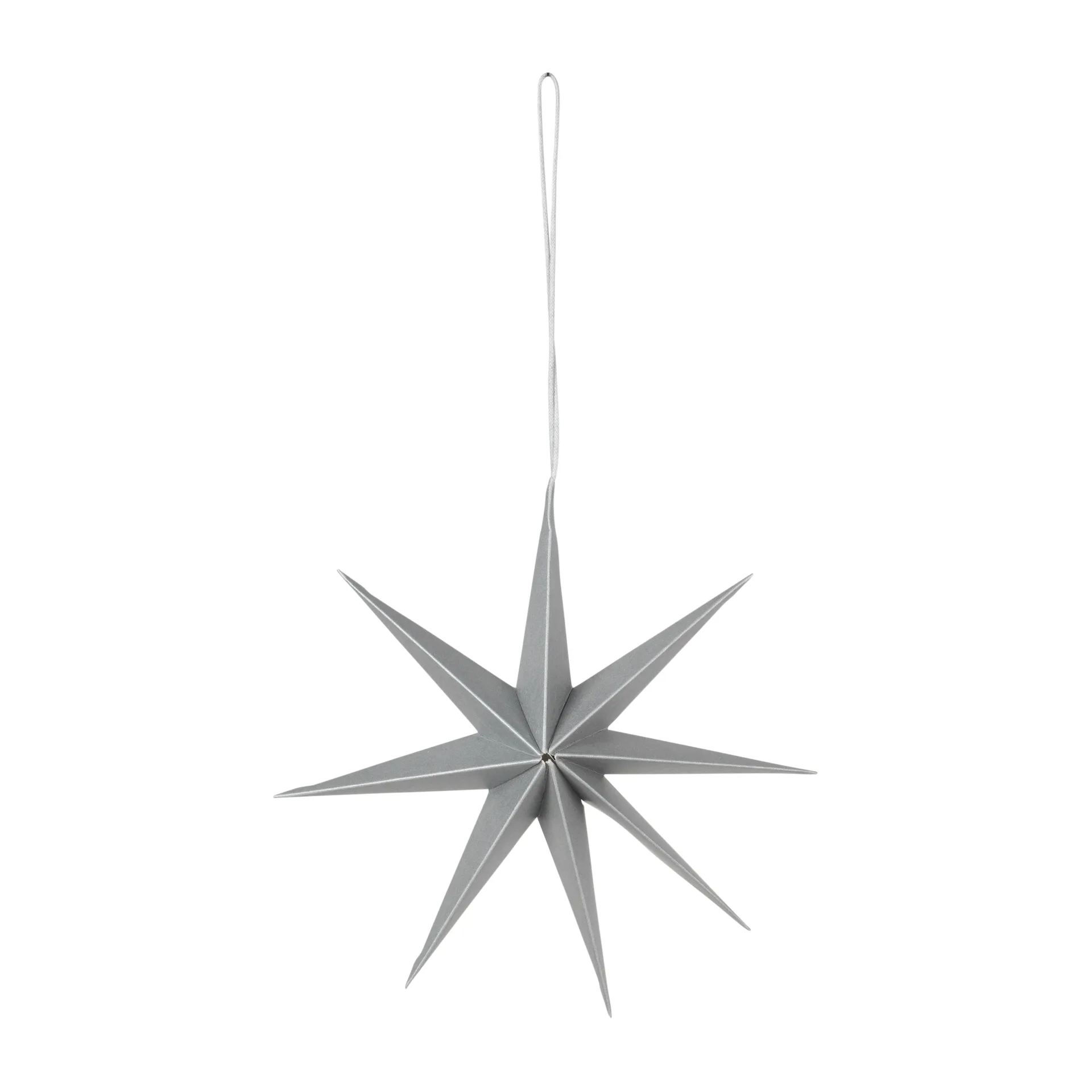 Star pappersstjärna Ø15 cm, Silver Broste Copenhagen
