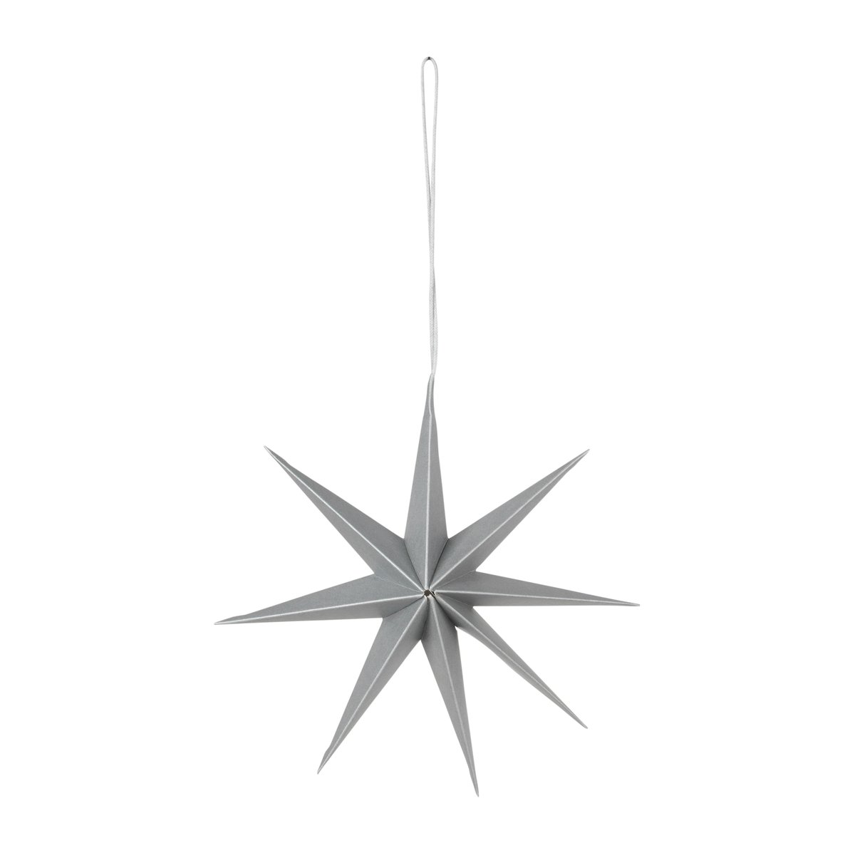 Broste Copenhagen Star pappersstjärna 15 cm Silver | Skandinavisk Design | Juldekorationer & Julpynt | Silverfärgad