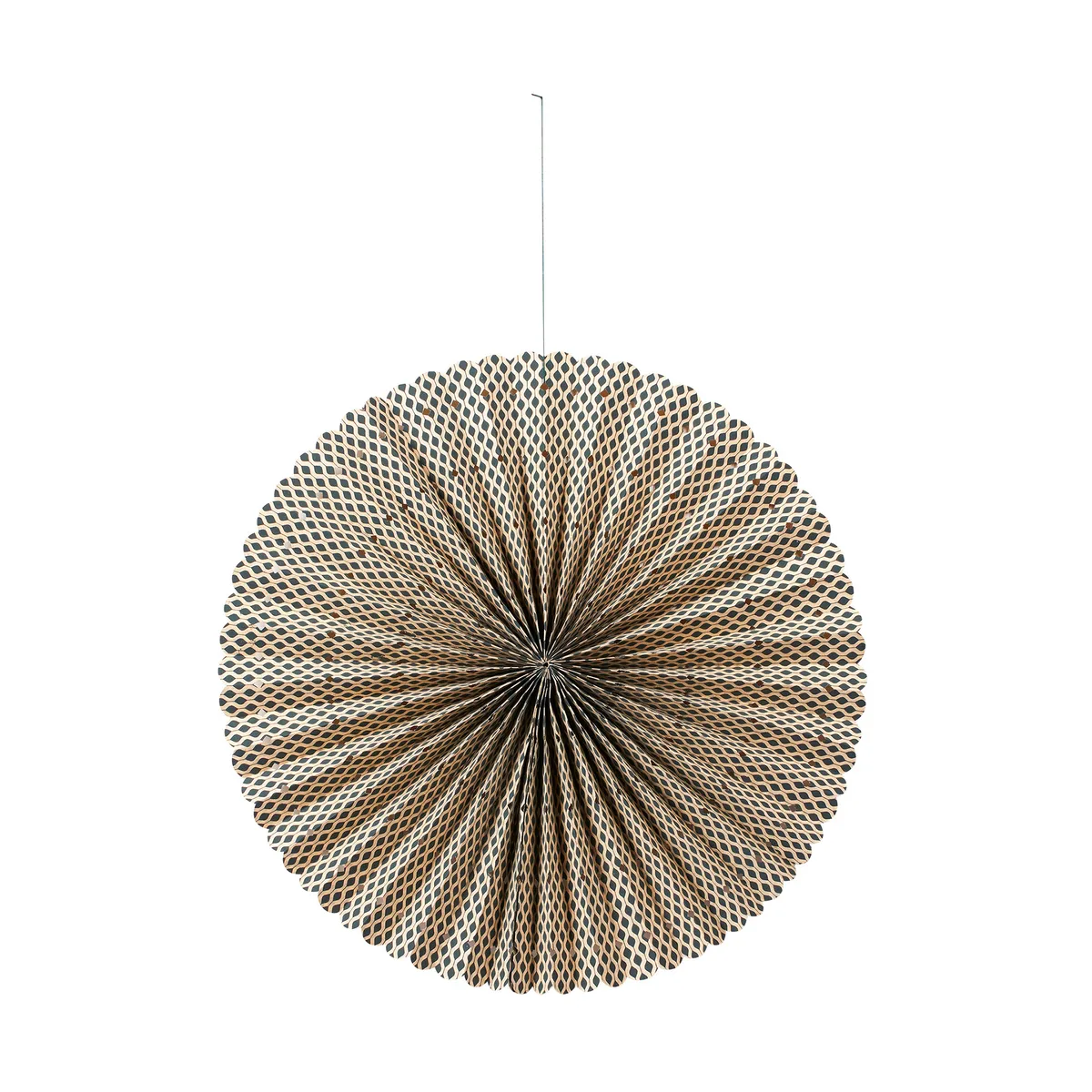 Broste Copenhagen Stella rosette adventsstjärna M Ø43 cm Forest green-natural