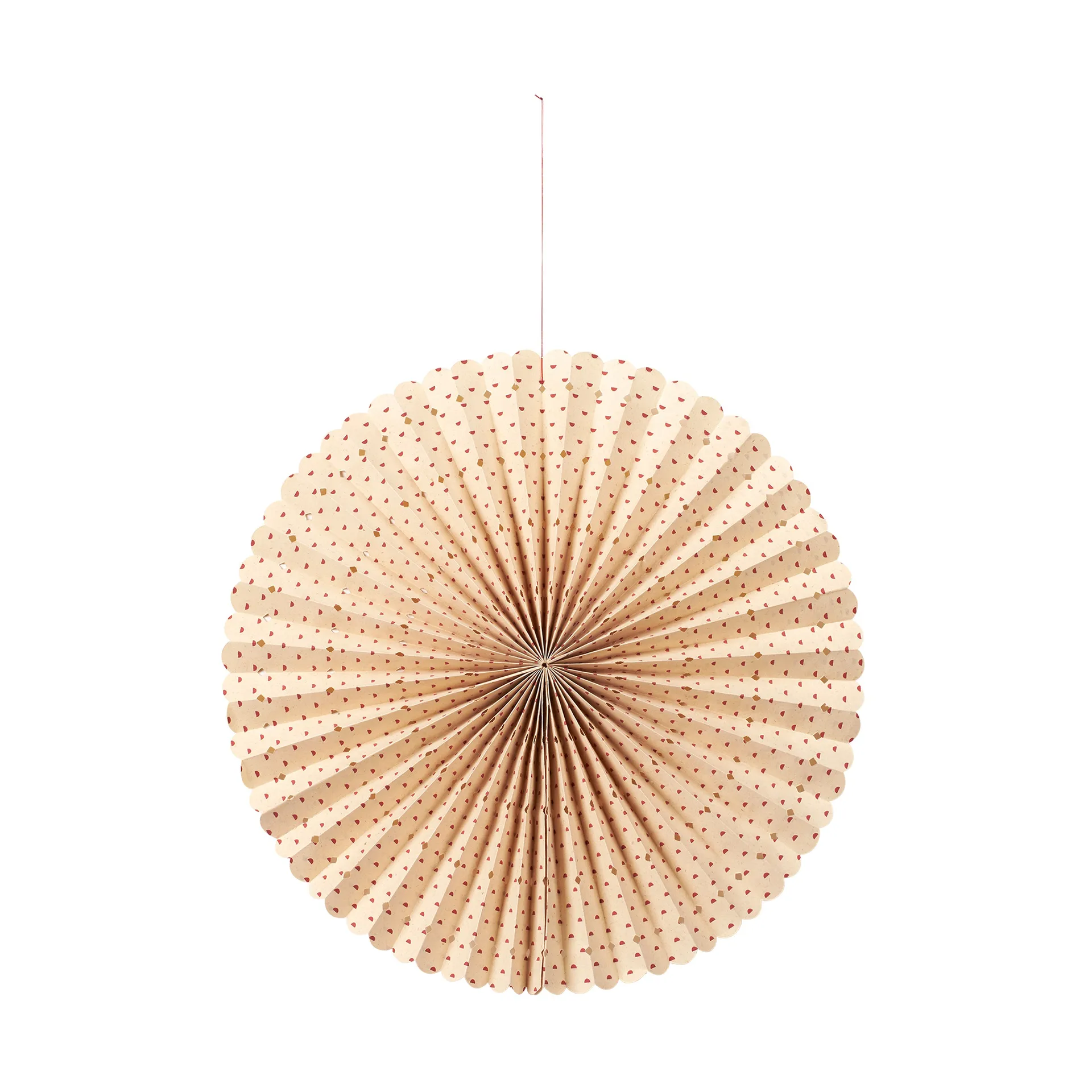 Stella rosette adventsstjärna M Ø43 cm, Natural-pompeian red Broste Copenhagen