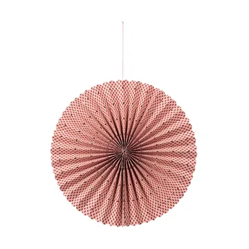Stella rosette adventsstjärna M Ø43 cm - Pompeian red-natural - Broste Copenhagen