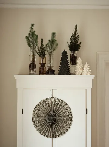 Stella rosette adventstjärna L Ø60 cm - Deep forest-natural - Broste Copenhagen