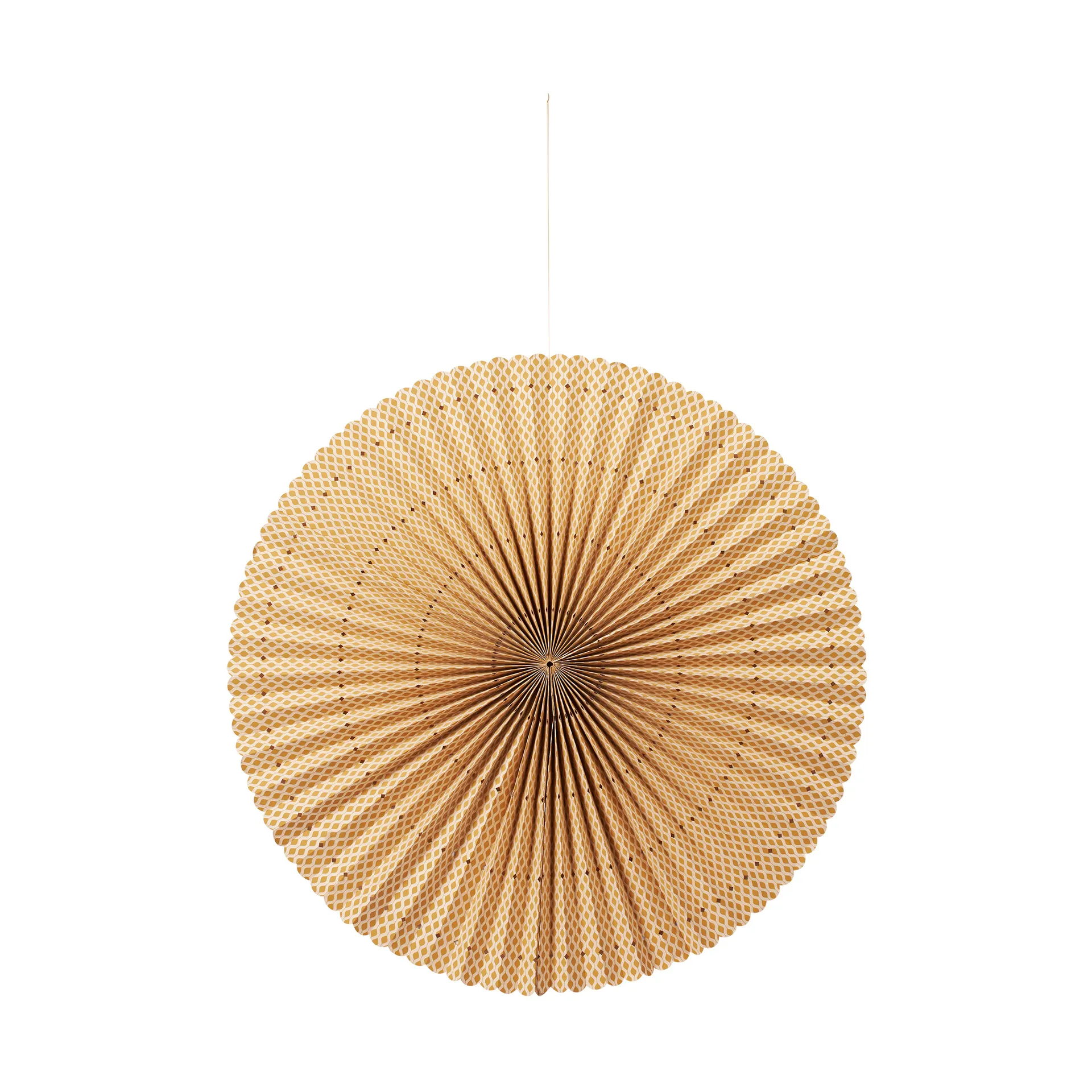 Stella rosette adventstjärna L Ø60 cm, Harvest gold-natural Broste Copenhagen