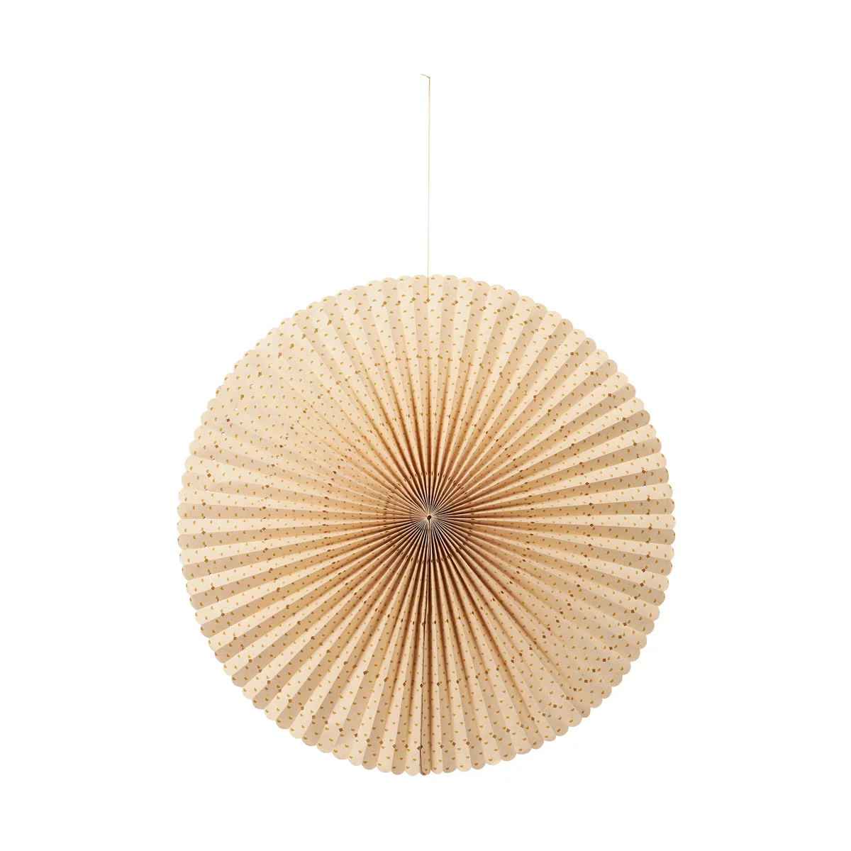 Broste Copenhagen Stella rosette adventstjärna L Ø60 cm Natural-harvest gold