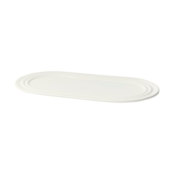 Stevns tallrik oval 27,5 cm - Chalk white - Broste Copenhagen