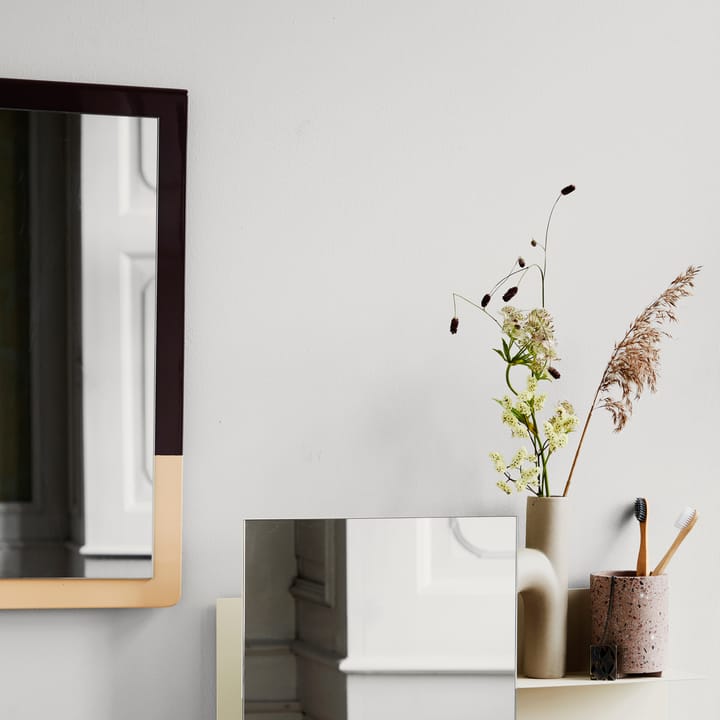 Tenna spegel 26x52 cm, Lila-beige Broste Copenhagen