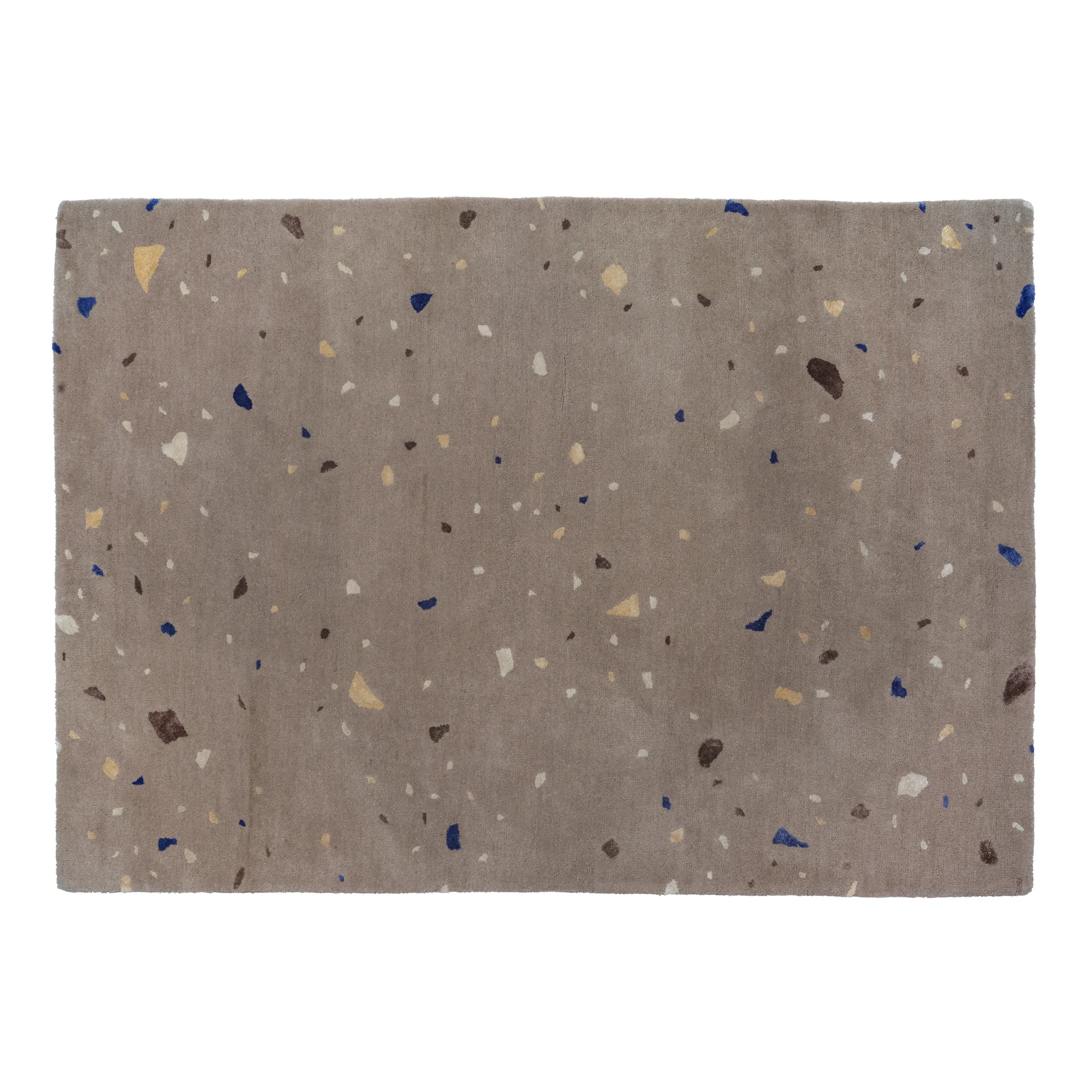 Terrazzo ullmatta 140x200 cm, Carafe brown-blue spot Broste Copenhagen