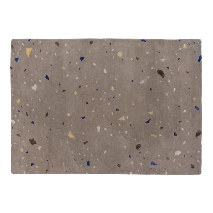 Terrazzo ullmatta 140x200 cm - Carafe brown-blue spot - Broste Copenhagen