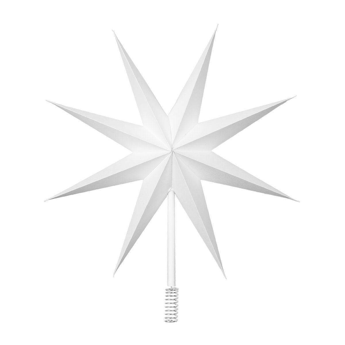 Broste Copenhagen Toppstjärna 30 cm White | Skandinavisk Design | Juldekorationer & Julpynt | Vit