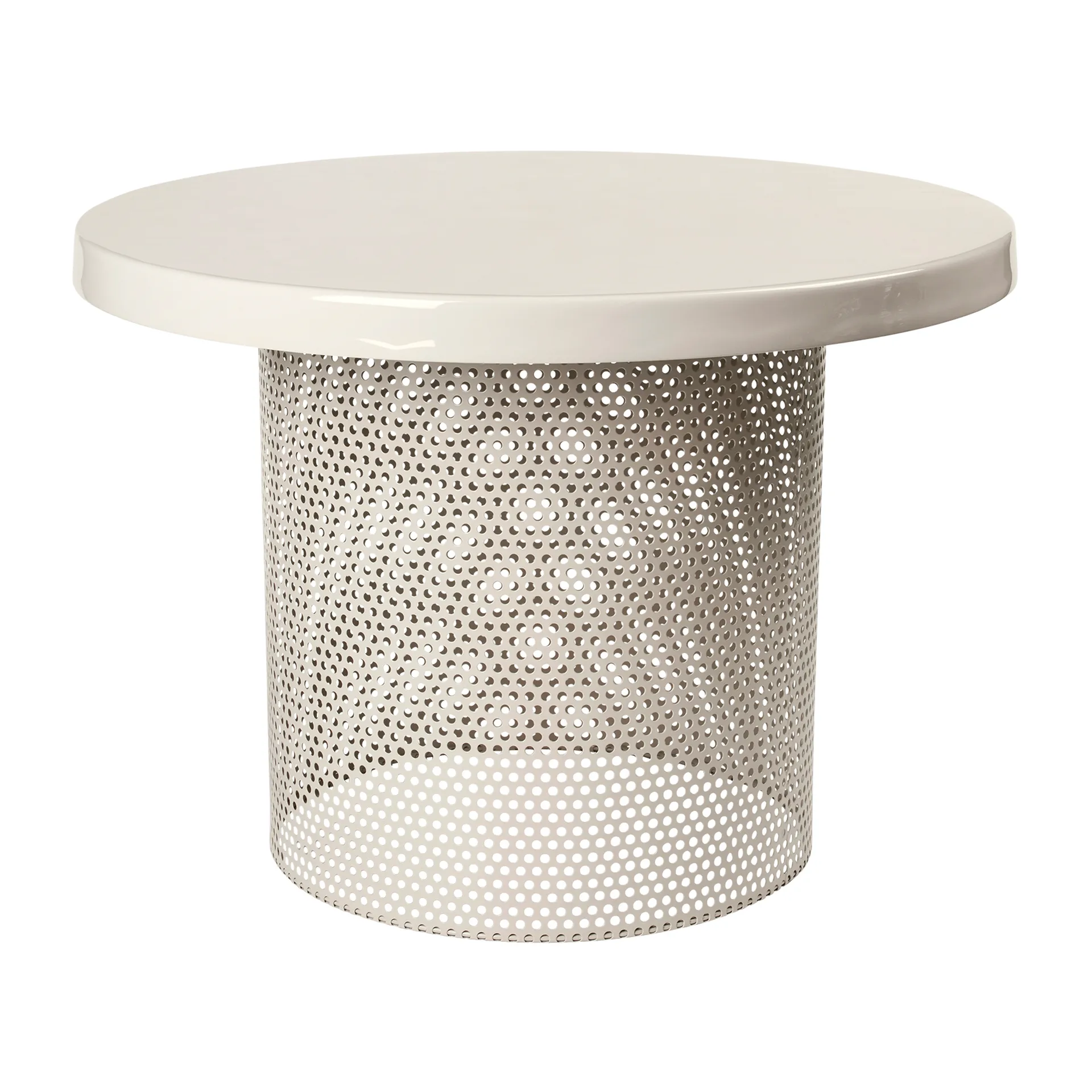 Tulina bord Ø50x36 cm, Off white Broste Copenhagen