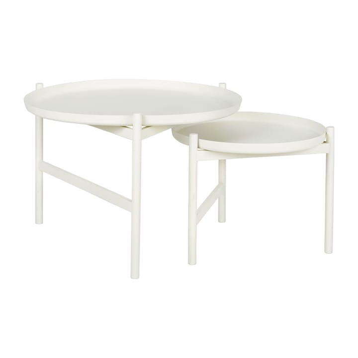 Turner table sidobord Ø70 cm - White - Broste Copenhagen