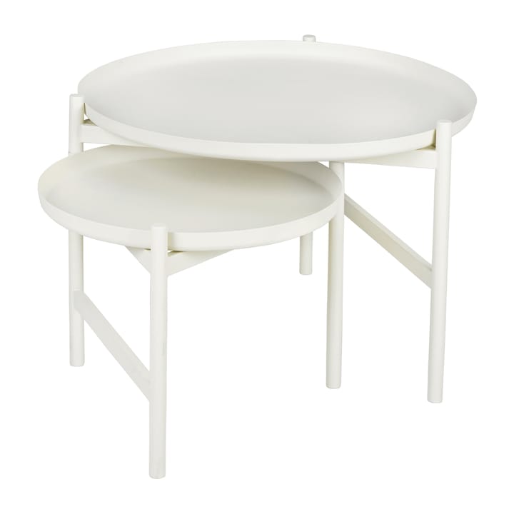 Turner table sidobord Ø70 cm - White - Broste Copenhagen