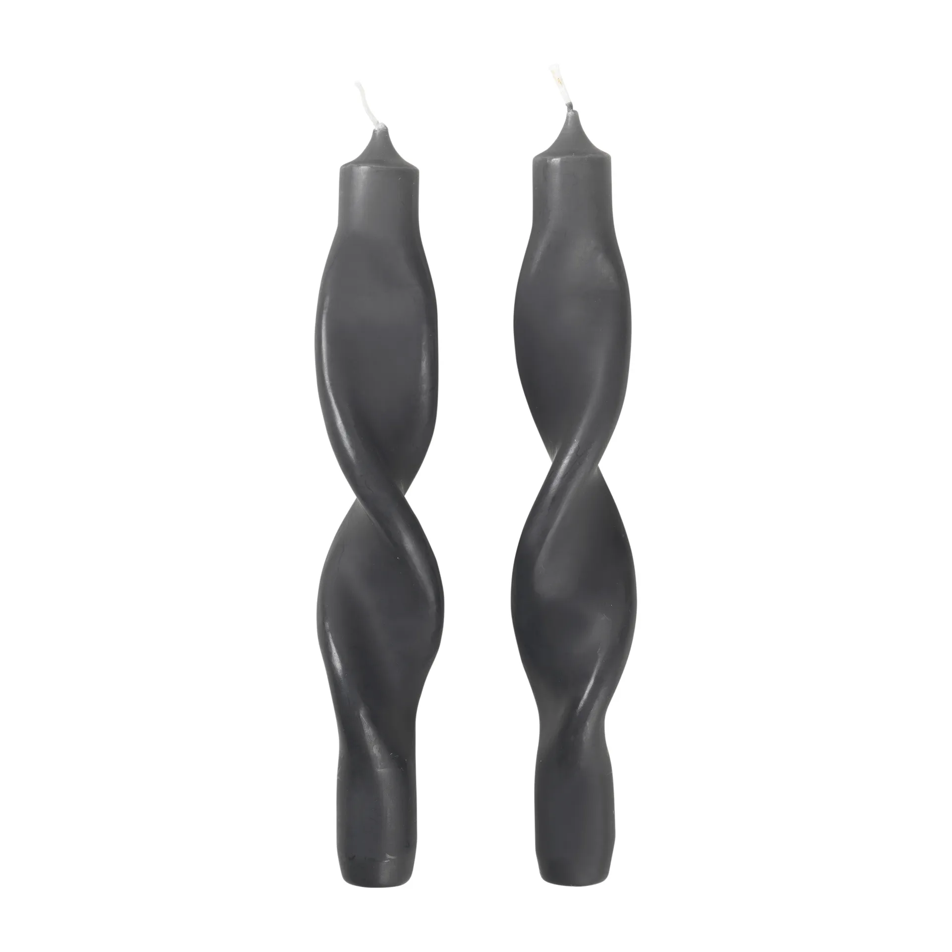 Twist twisted candles skruvade ljus 23 cm 2-pack, Northern dusk Broste Copenhagen