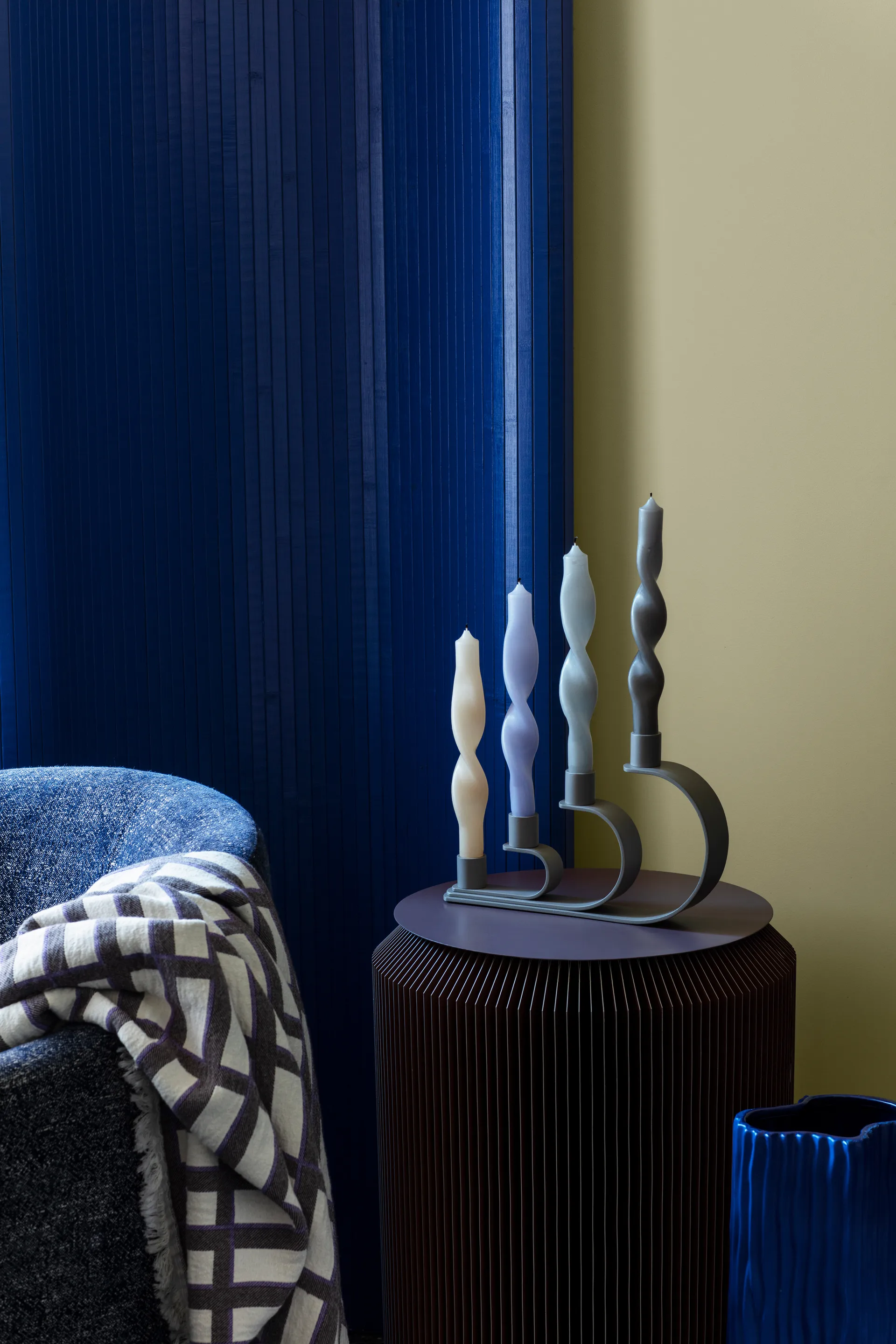 Twist twisted candles skruvade ljus 23 cm 2-pack, Northern dusk Broste Copenhagen