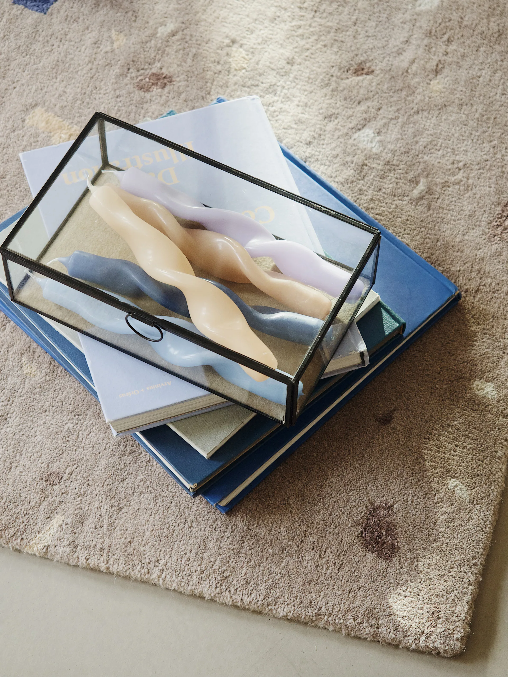 Twist twisted candles skruvade ljus 23 cm 2-pack, Northern dusk Broste Copenhagen