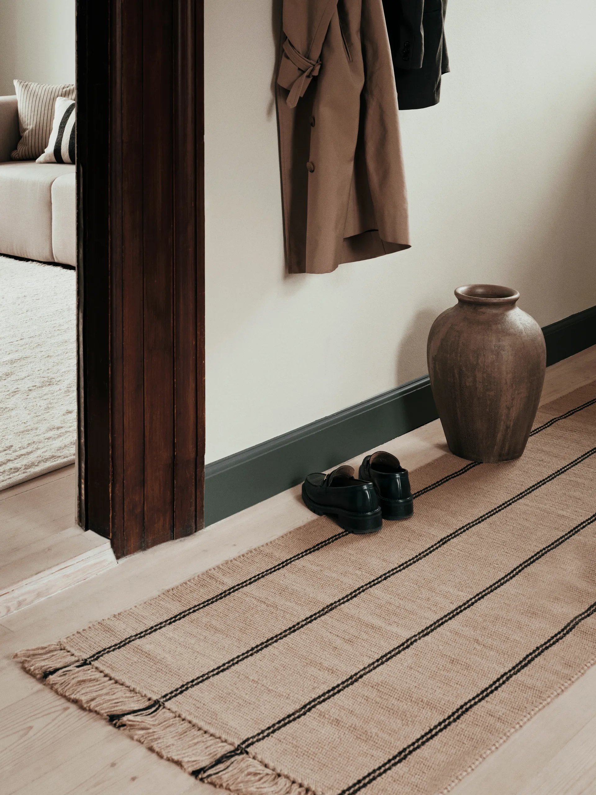 Uma vas, Rustic dark brown, 40 cm Broste Copenhagen