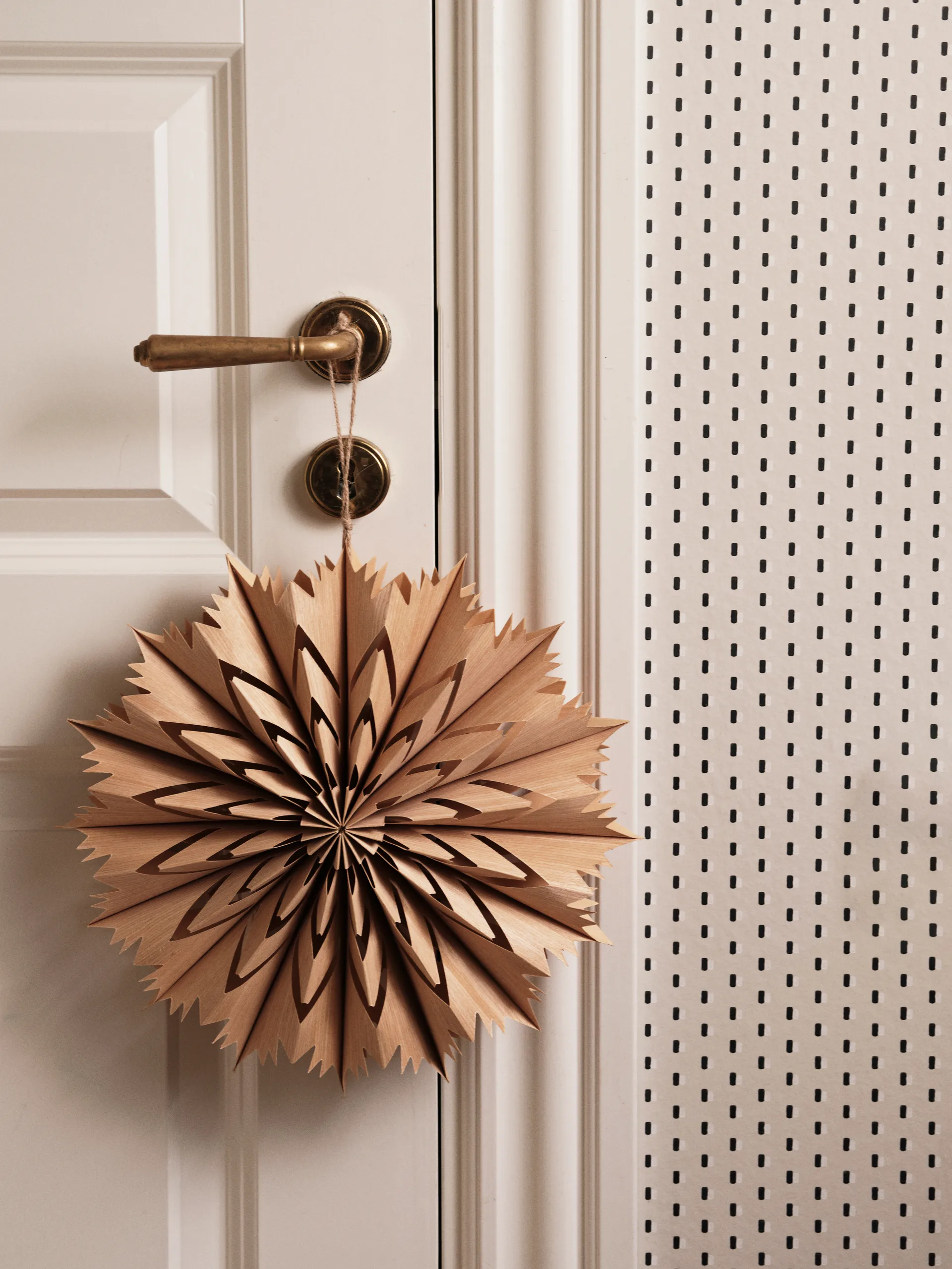 Venja dekorationsstjärna M Ø40 cm, Natural Broste Copenhagen