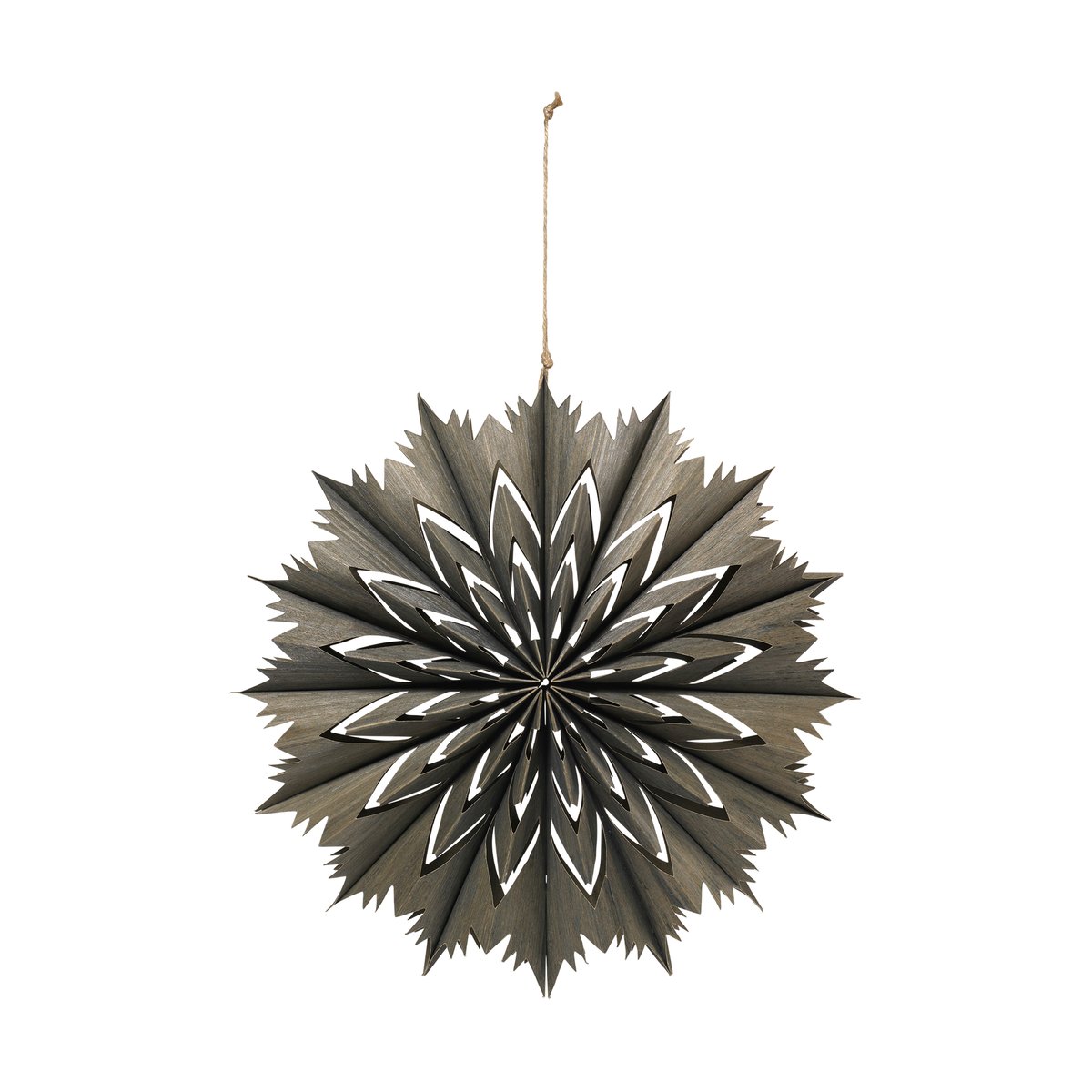 Broste Copenhagen Venja dekorationsstjärna S 30 cm Fungi Grey