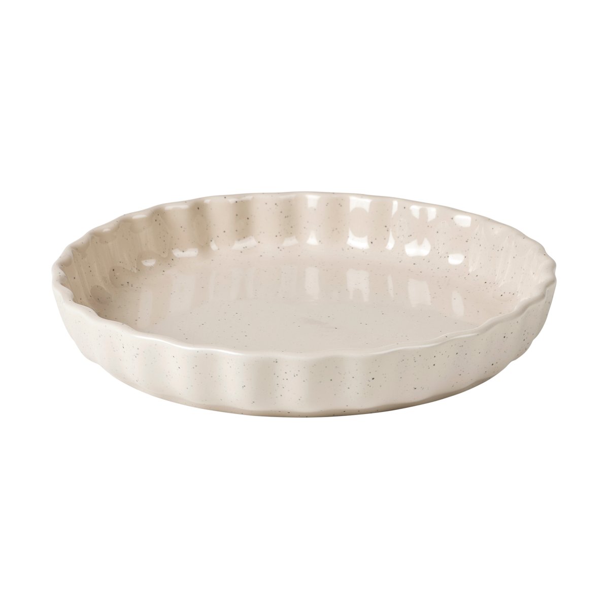 Broste Copenhagen Vig pajform 29 cm Beige | Skandinavisk Design | Pajformar | Beige
