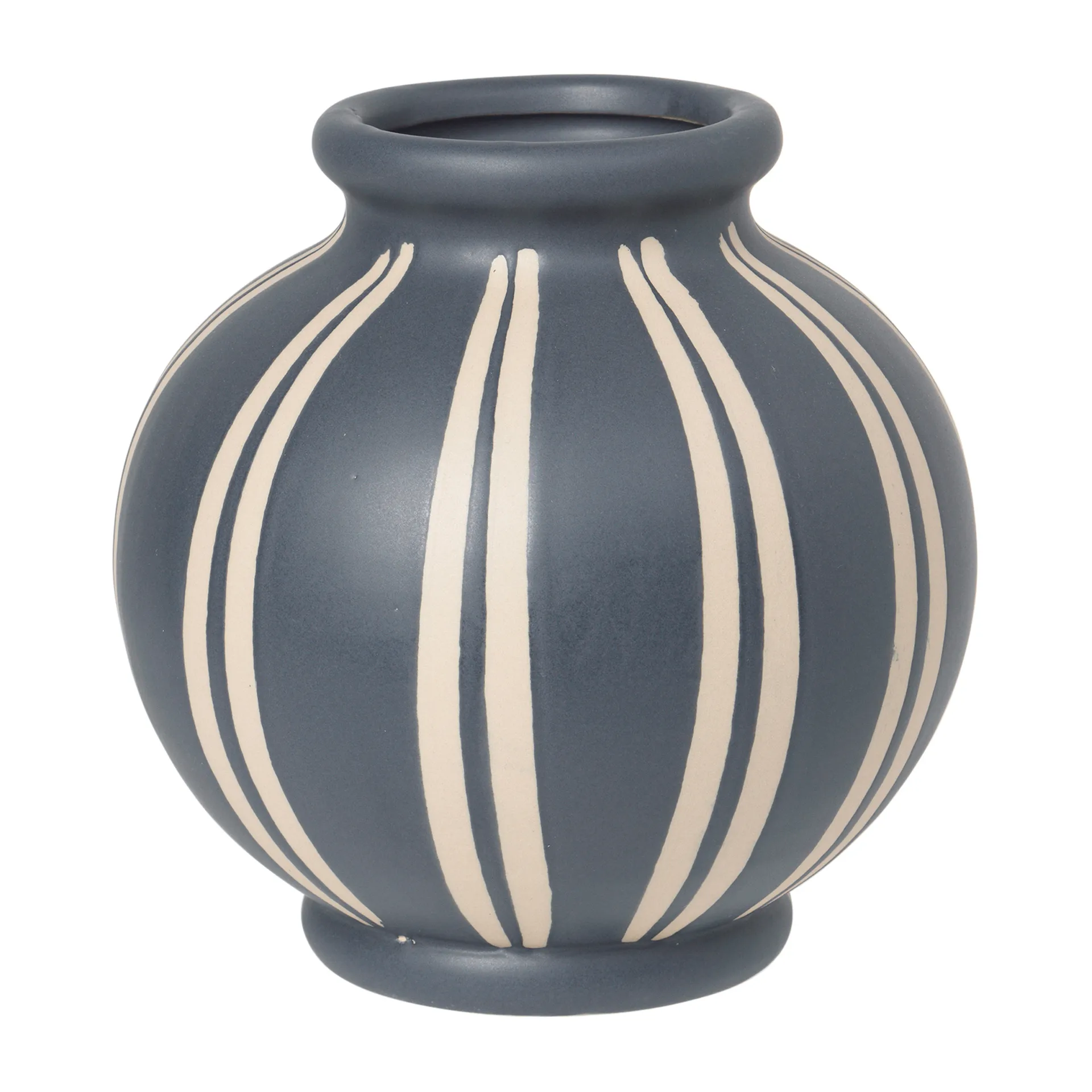 Wilma vas 17,8 cm, Blue-rainy day Broste Copenhagen