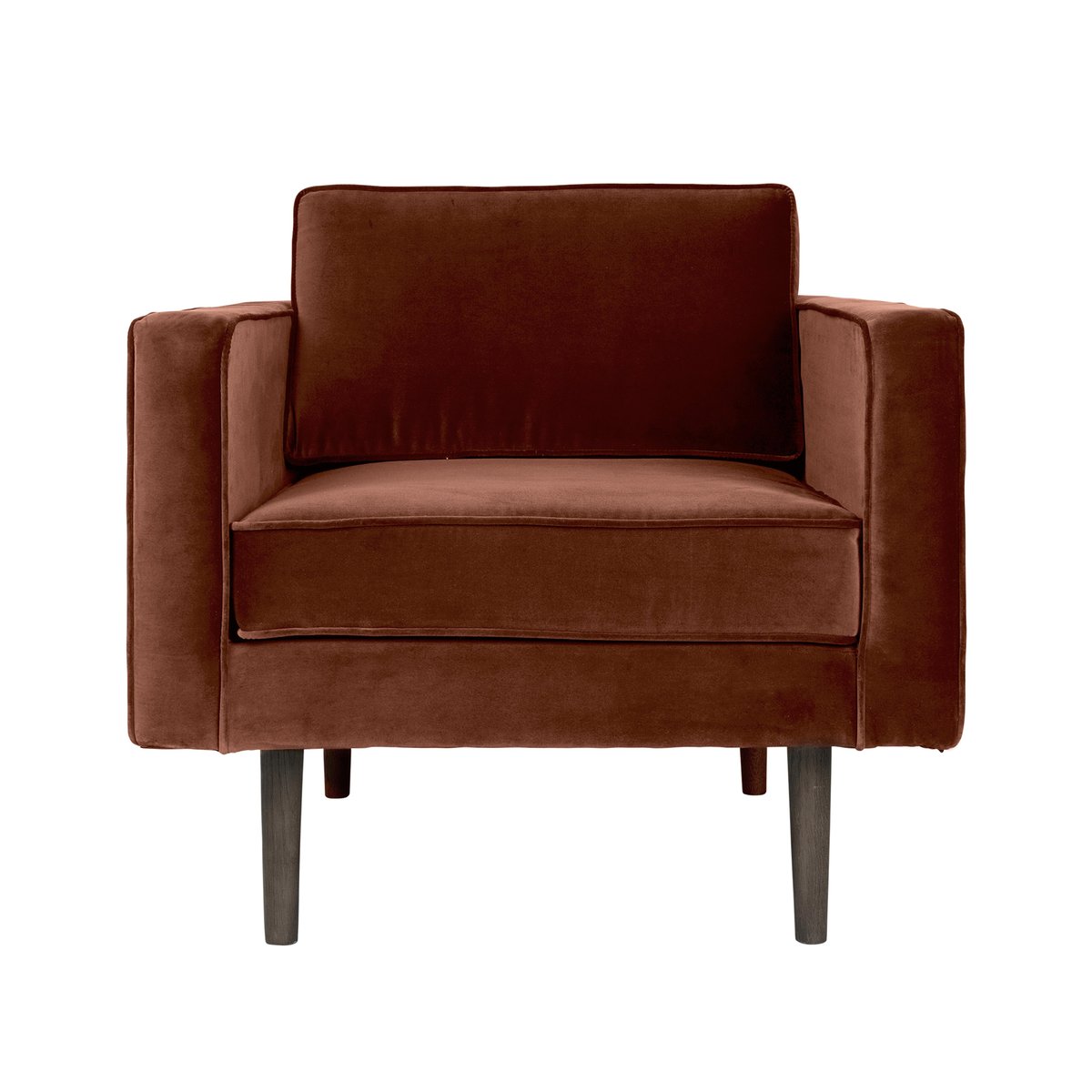 Broste Copenhagen Wind fåtölj caramel cafe (röd) | Skandinavisk Design | Fåtöljer & Fotpallar | Röd