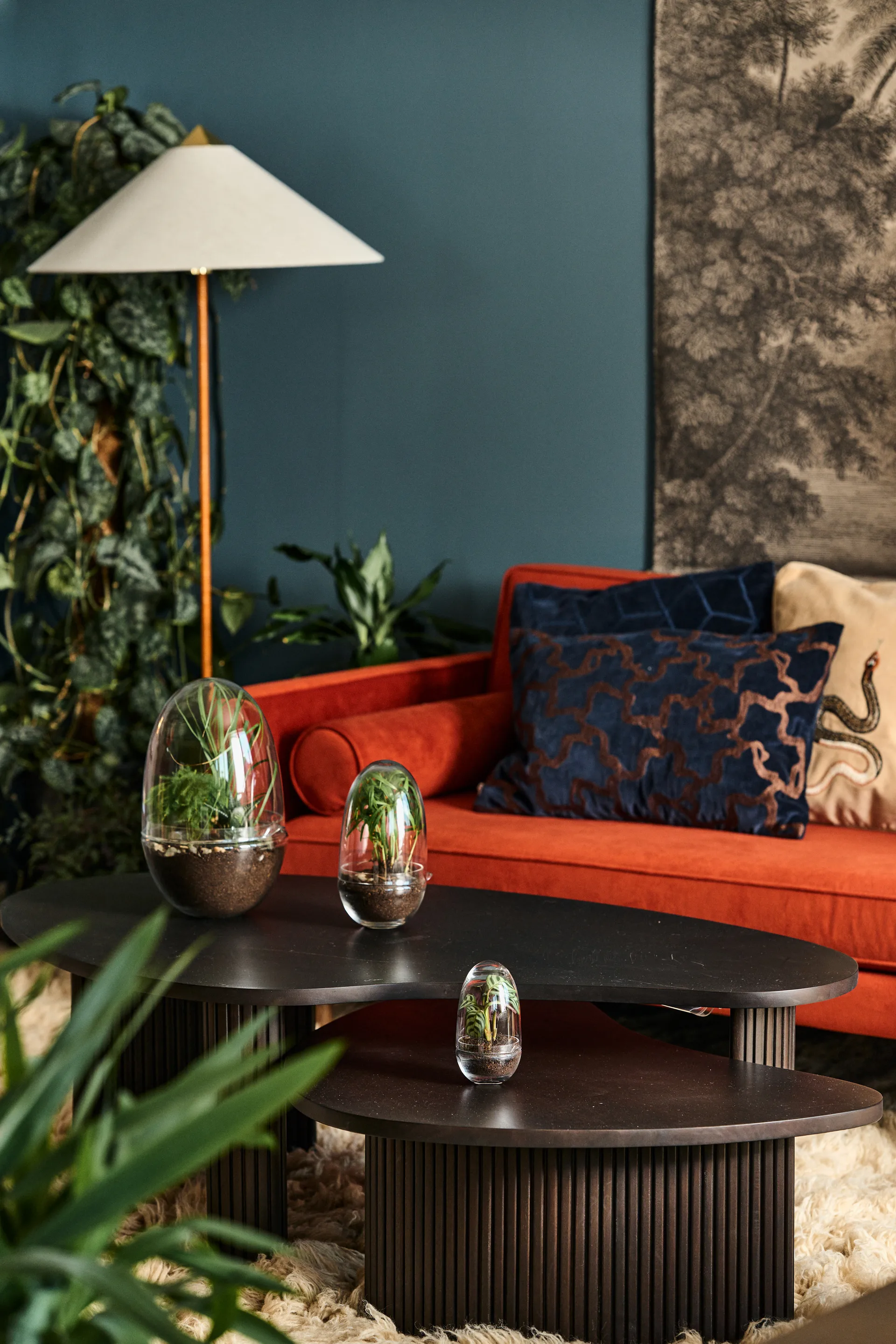 Wind schäslong, caramel cafe (röd) Broste Copenhagen