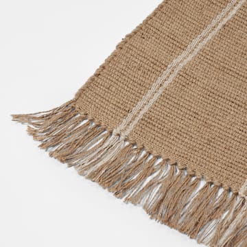 Yuki gångmatta - White-natural, 70x200 cm - Broste Copenhagen