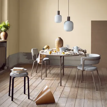 Zappa bordsduk 160x300 cm - Pale banana yellow - Broste Copenhagen