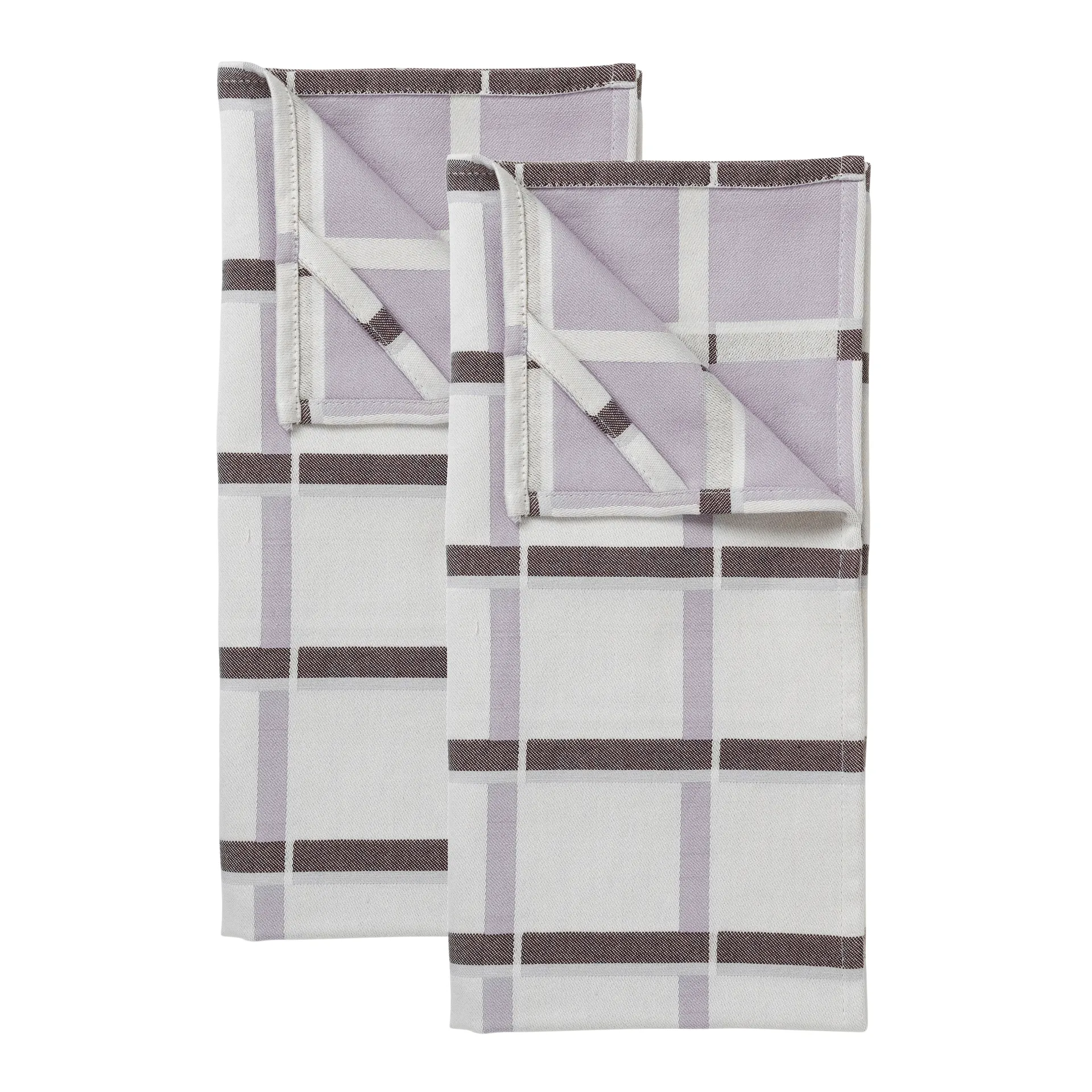 Zappa kökshandduk 2-pack, Rainy day-orchid hush-puce Broste Copenhagen